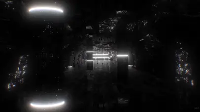 炫酷暗黑科技隧道