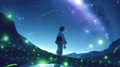 4K萤火星空