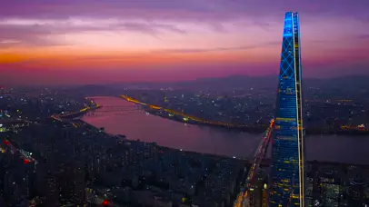 4K繁华城市夜景