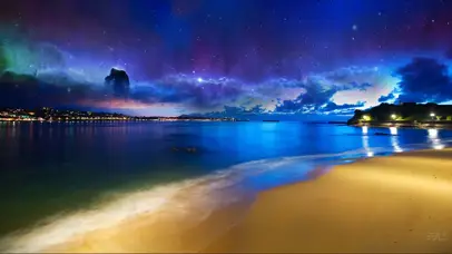 星空夜海