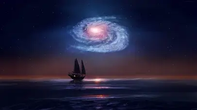 海与星空