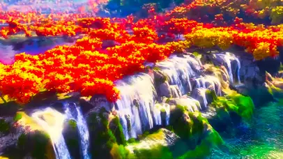 风景瀑布（剑网3）