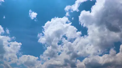 动态蓝天