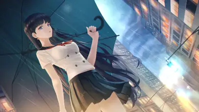 雨天少女