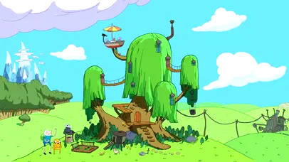 卡通唯美树屋4K