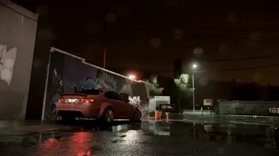 雨中跑车