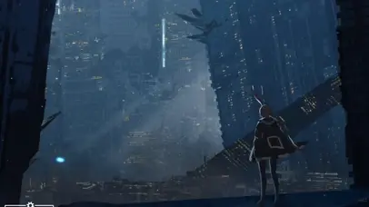 明日方舟阿米娅末日城市废墟