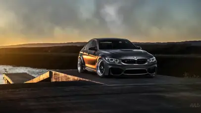 宝马车灯节奏音乐