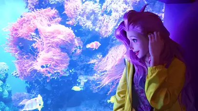 美少女游海洋馆