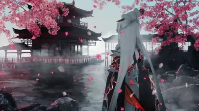 原神 凝光 x 樱花