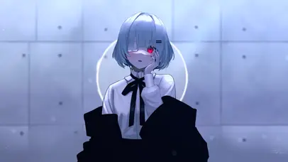 短发少女