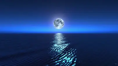 皓月当空