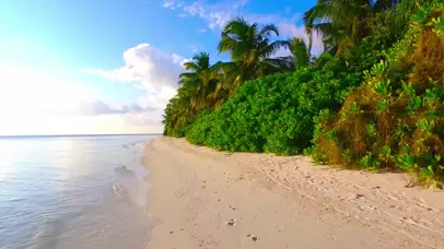 4K 海边沙滩视觉盛宴超美