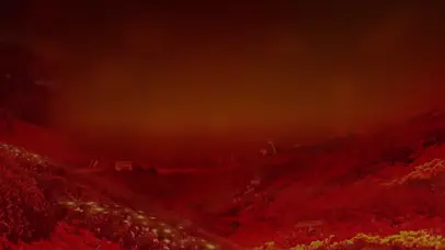 红色映山红唯美