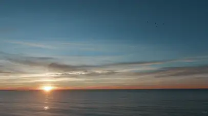 4k平静的海平面