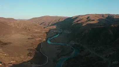 4k川西阿坝州清晨自然风光