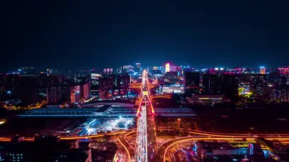 夜景航拍