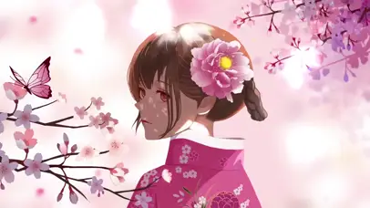 桃花少女