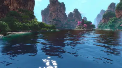 美丽的桃溪村