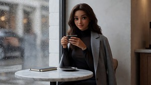 混血知性高级感