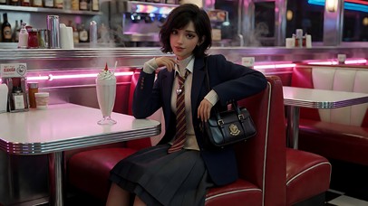 千禧甜酷少女