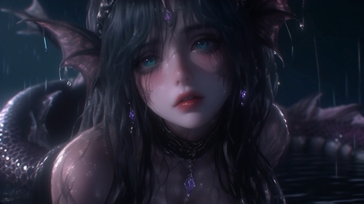 战锤色孽人鱼公主