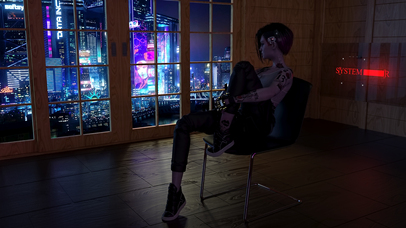 赛博朋克Judy动态壁纸