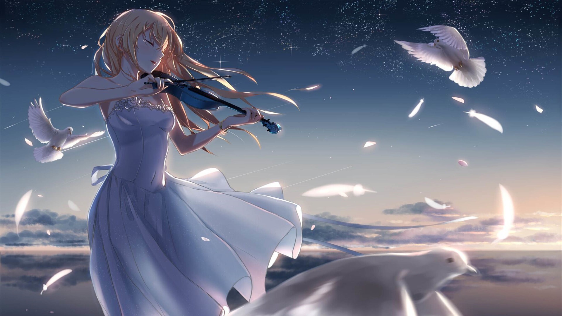 四月是你的谎言(动漫静态壁纸) - 静态壁纸下载 - 元气壁纸