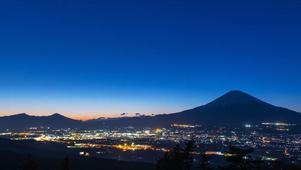 富士山昼夜