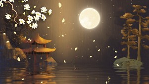 经典古风山水舞蹈梅花清新动态