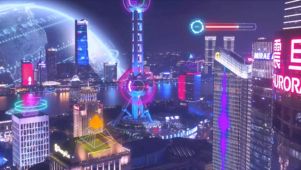 赛博朋克科技风