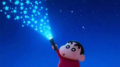 创意动画！小新的奇幻星空夏夜