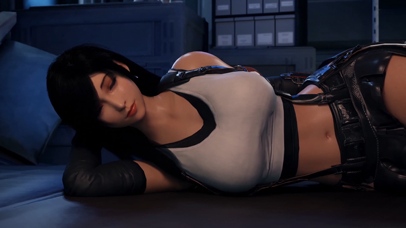 Tifa sleeping