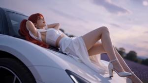 梦幻的花田邂逅