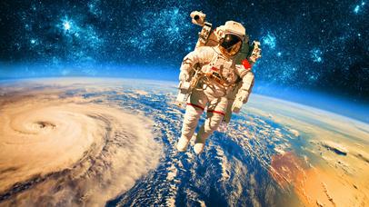 4K 浩瀚星河太空人