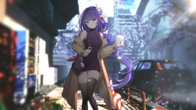 雷电将军唯美风格动态/唯美少女