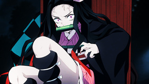 动态壁纸  又纯又欲的祢豆子 