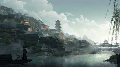 梦中烟雨遥，轻舟入画来