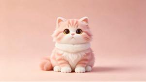 谁能拒绝一只粉乎乎小奶猫