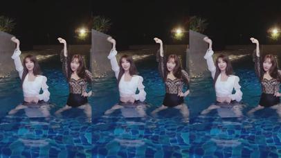 泳池热舞