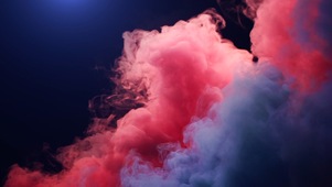 绚丽迷幻烟雾