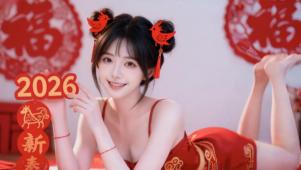 新春甜美美少女