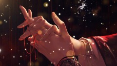 花城谢怜牵手红线蝴蝶飞舞天官赐福百无禁忌