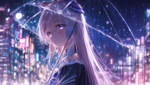 珊瑚宫心海/都市雨夜