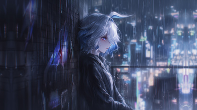 失落的芙宁娜/雨中忧郁少女