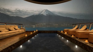 雨天富士山