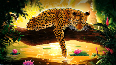 梦幻森林豹~【清新唯美版】