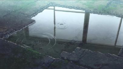 雨后的小水坑