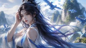 云海仙山｜青鸟伴神女循环锁屏