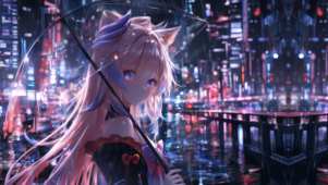 唯美可爱忧郁少女/心海